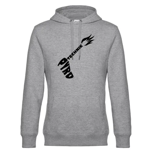 Pyrotechnikhand in Schrift Männer Hoodie