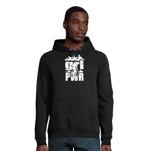 Radfahrer Damen - Grl Pwr - Fahrradfahren Radtour Hoodie Männer Stellar Bio