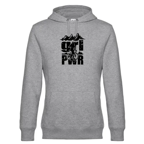 Radfahrer Damen - Grl Pwr - Fahrradfahren Radtour Hoodie Männer King Hooded