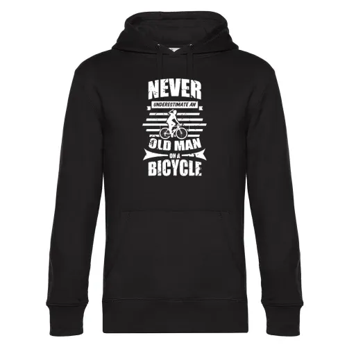 Radfahrer Fahrrad Rentner Bike Old Guy Spruch Hoodie Männer King Hooded