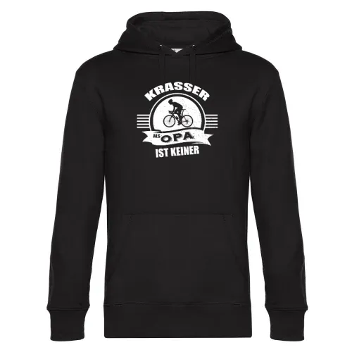Radfahrer Großvater Krasser Opa MTB Biker Geschenk Hoodie Männer King Hooded