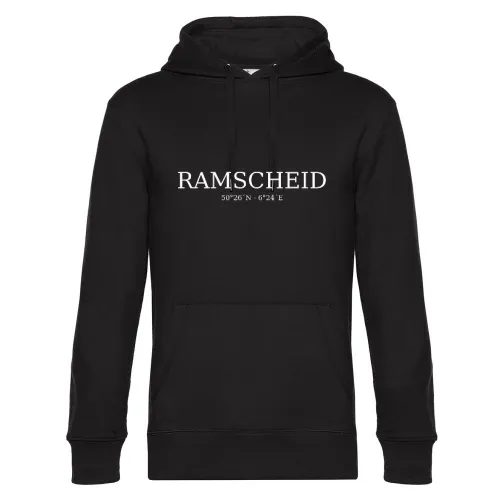 Ramscheid Koordinaten Hoodie Männer King Hooded