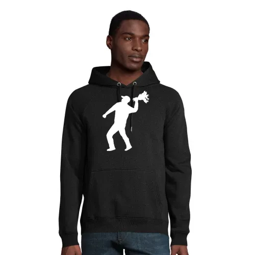 Randale Blumen Männer Hoodie