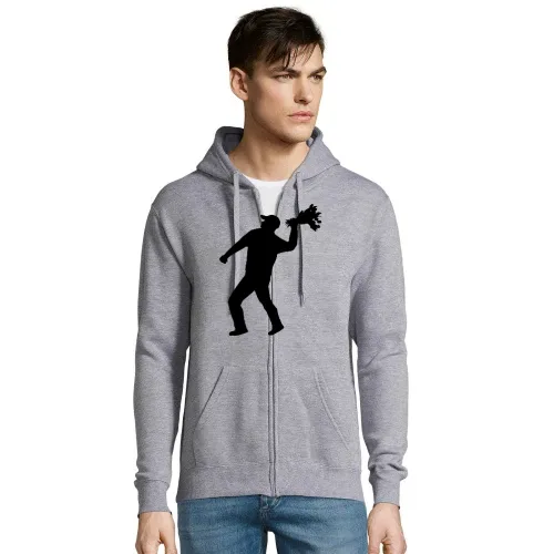 Randale Blumen Männer Hoodie