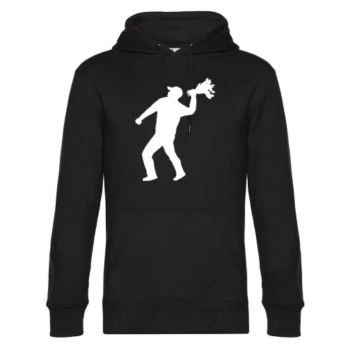 Randale Blumen Männer Hoodie