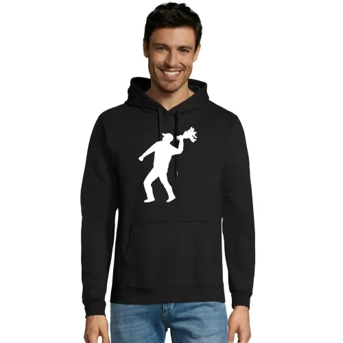 Randale Blumen Männer Hoodie