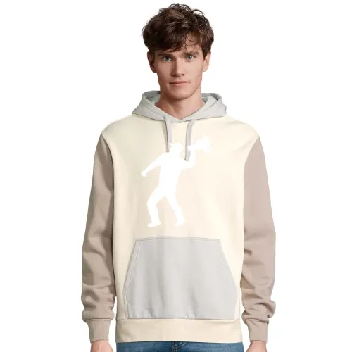 Randale Blumen Männer Hoodie
