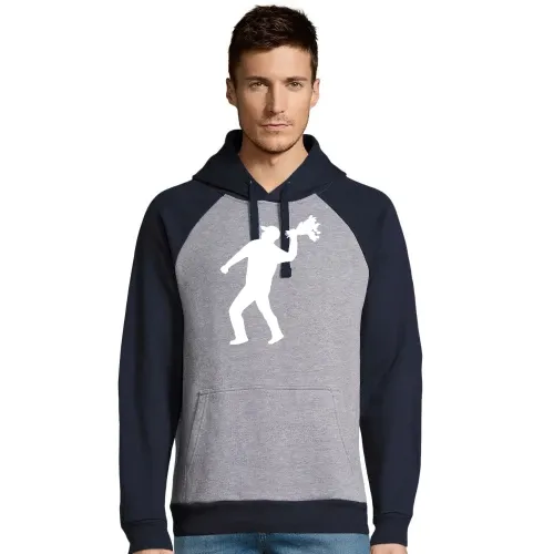 Randale Blumen Männer Hoodie