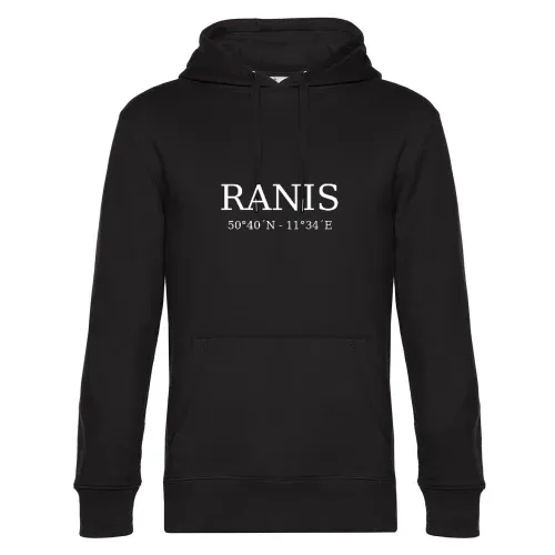 Ranis Koordinaten Hoodie Männer King Hooded