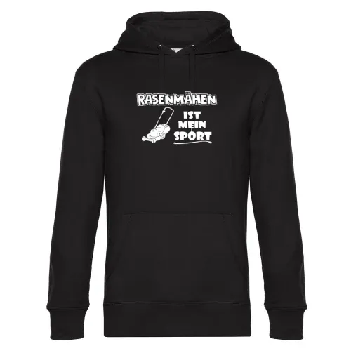 Rasenmähen ist mein Sport Rasenmäher Gartenarbeit Hoodie Männer King Hooded