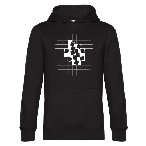 Raster durcheinander Männer Hoodie
