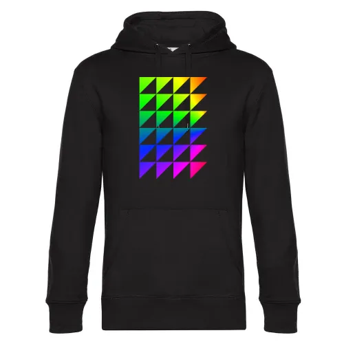 Regenbogendreiecke Hoodie Männer King Hooded