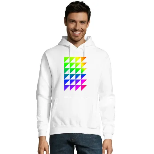 Regenbogendreiecke Hoodie