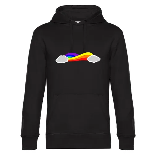 Regenbogenwolken Band Hoodie Männer King Hooded