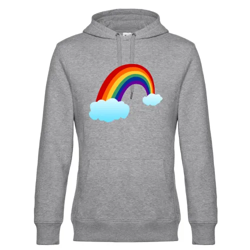 Regenbogenwolken Hoodie Männer King Hooded
