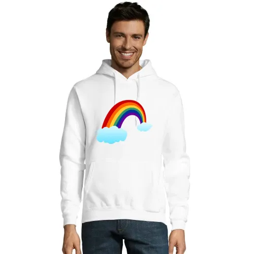 Regenbogenwolken Hoodie Männer Snake