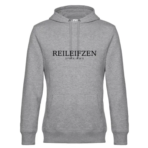 Reileifzen Koordinaten Hoodie Männer King Hooded