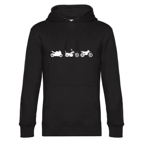 Rennmotorrad Chopper Enduro Cross Hoodie Männer King Hooded