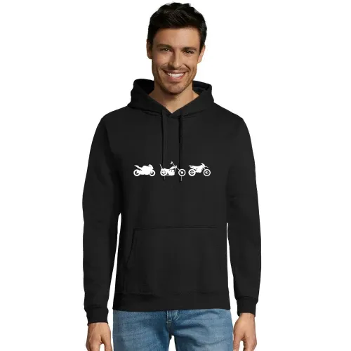 Rennmotorrad Chopper Enduro Cross Männer Hoodie Rennmotorrad Chopper Enduro Cross Hoodie