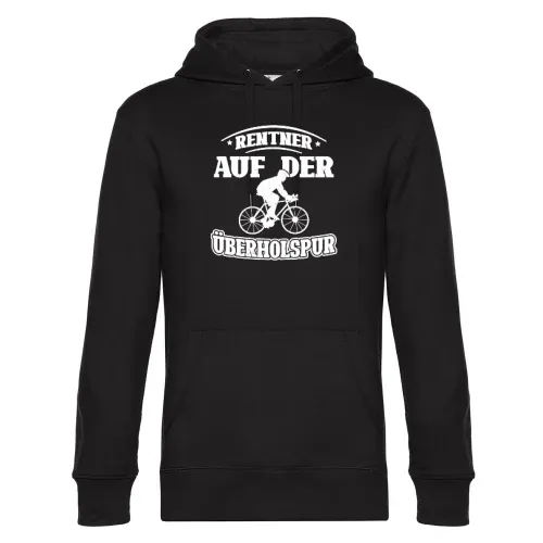 Rentner Radfahrer Überholspur - Opa Mountainbiker Hoodie Männer King Hooded
