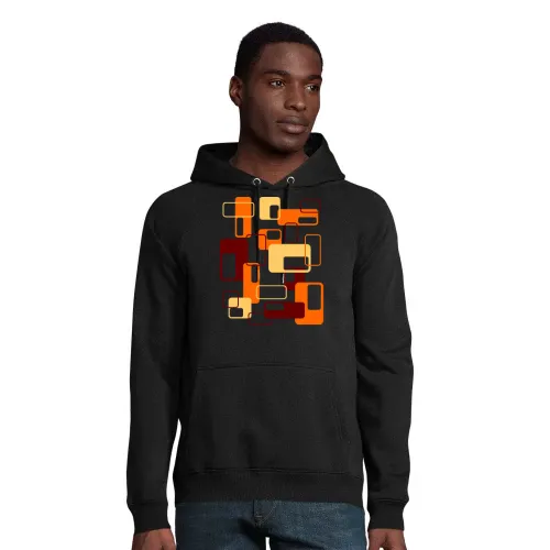 Retro Kästen Hoodie Männer Stellar Bio