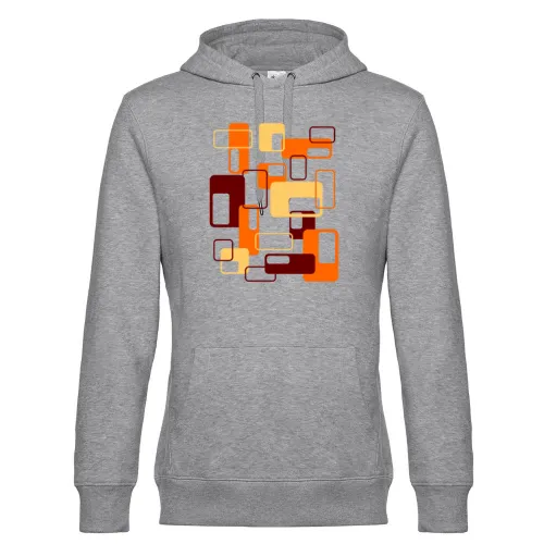 Retro Kästen Hoodie Männer King Hooded