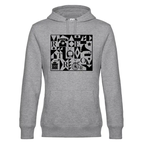 Retro Hoodie Männer King Hooded