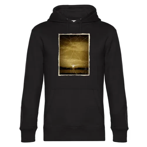 Retro Sonnenuntergang Hoodie Männer King Hooded