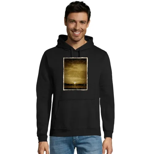 Retro Sonnenuntergang Hoodie