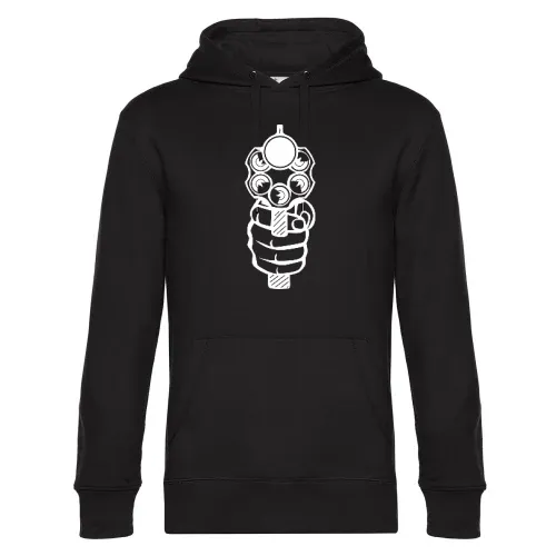 Revolver Front Männer Hoodie