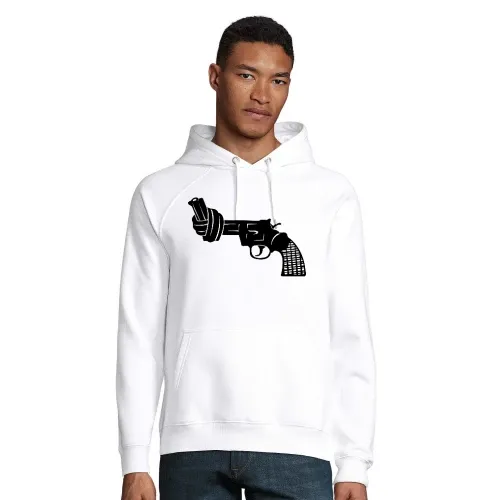 Revolver mit Knoten Männer Hoodie