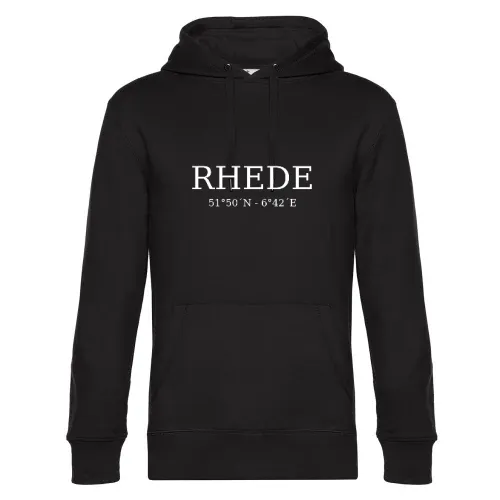 Rhede Koordinaten Hoodie Männer King Hooded