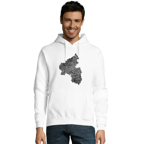 Rheinland-Pfalz Fingerabdruck Hoodie Männer Snake