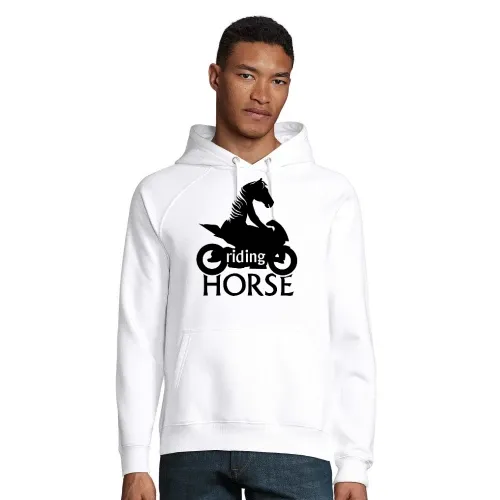 riding Horse Hoodie Männer Stellar Bio