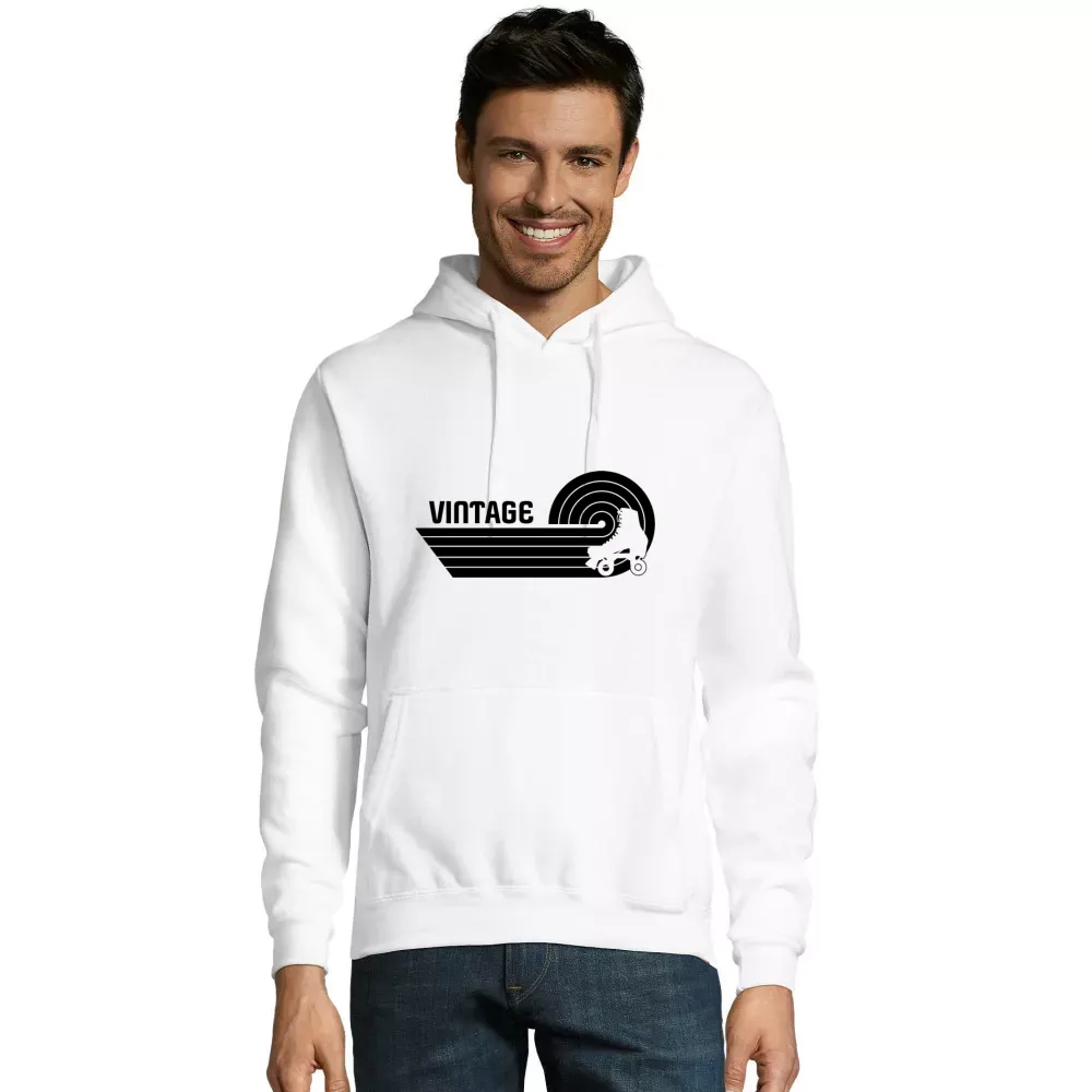 Kapuzenpulli Männer Hoodie mit Aufdruck 'Roller Skate Skaten Vintage Skater'