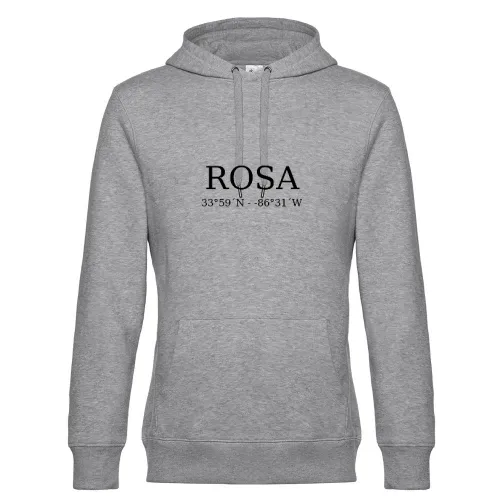 Rosa Koordinaten Hoodie Männer King Hooded