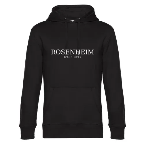 Rosenheim Koordinaten Hoodie Männer King Hooded