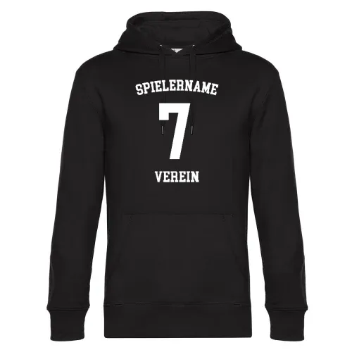Rückennummer mit Namen Hoodie Männer King Hooded