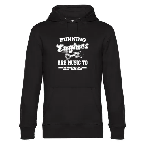 Running Engines Are Music - Kfz Mechaniker Hoodie Männer King Hooded