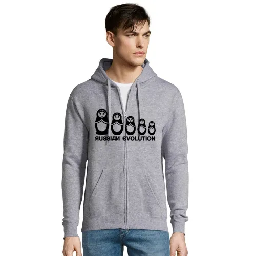 Russische Matroschka Evolution Männer Hoodie