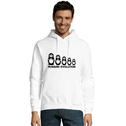 Russische Matroschka Evolution Hoodie Männer Snake