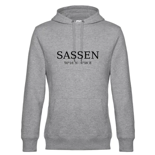 Sassen Koordinaten Hoodie Männer King Hooded