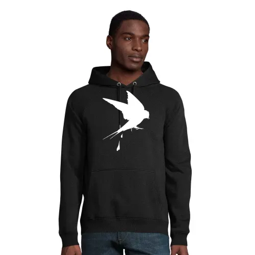 Scheißende Schwalbe Männer Hoodie