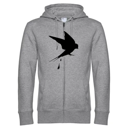 Scheißende Schwalbe Männer Hoodie