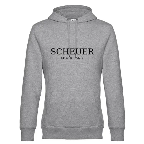 Scheuer Koordinaten Hoodie Männer King Hooded