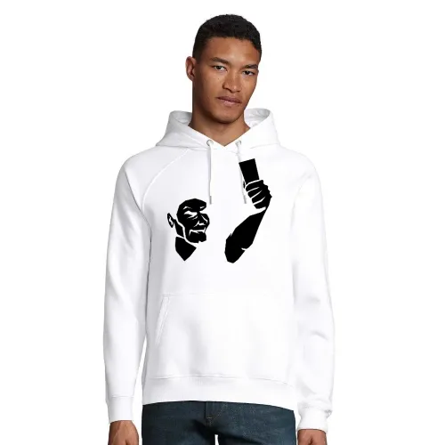 Schiedsrichter zeigt Karte Männer Hoodie