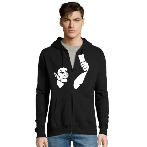 Schiedsrichter zeigt Karte Männer Hoodie