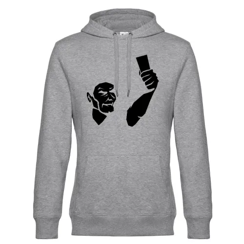 Schiedsrichter zeigt Karte Männer Hoodie