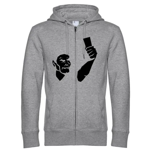 Schiedsrichter zeigt Karte Männer Hoodie