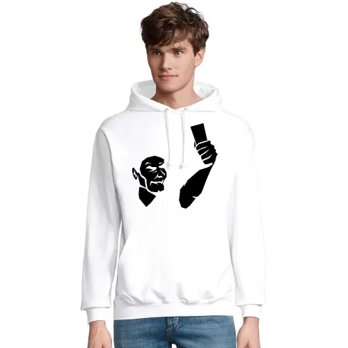 Schiedsrichter zeigt Karte Männer Hoodie